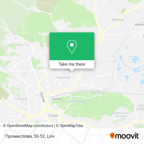 Карта Промислова, 50-52