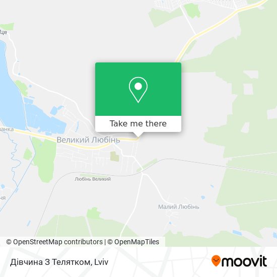 Дівчина З Телятком map