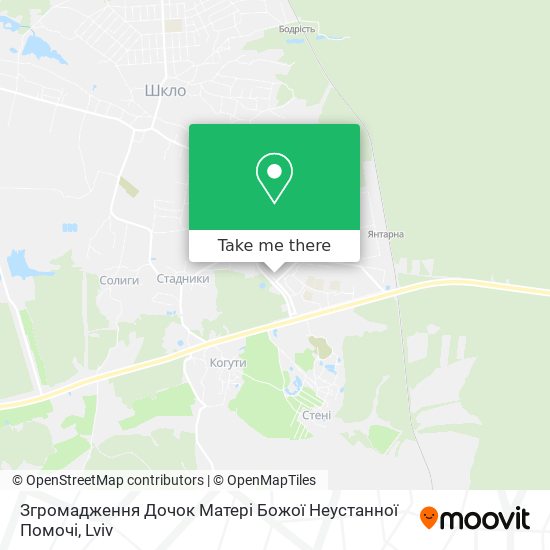 Карта Згромадження Дочок Матері Божої Неустанної Помочі