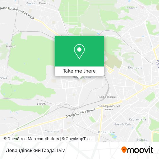 Левандівський Газда map