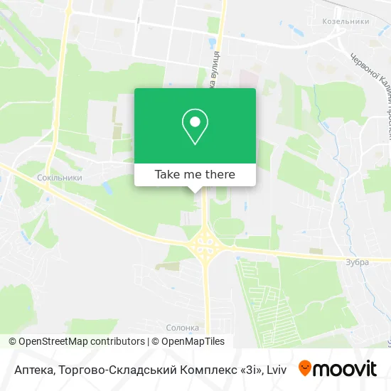 Карта Аптека, Торгово-Складський Комплекс «3i»