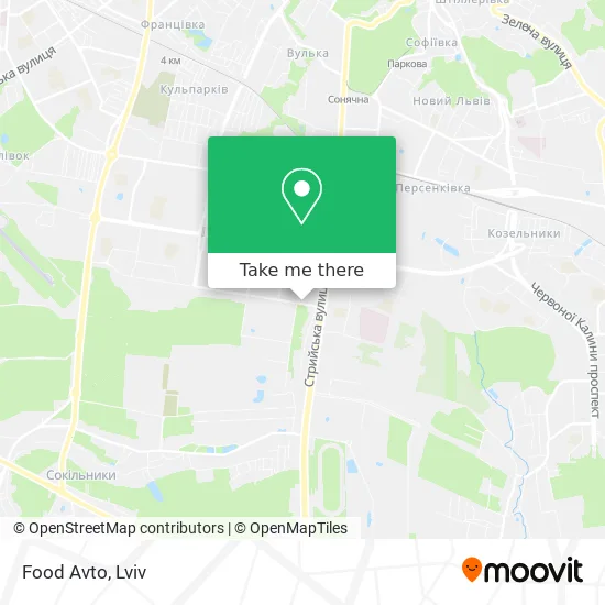 Карта Food Avto