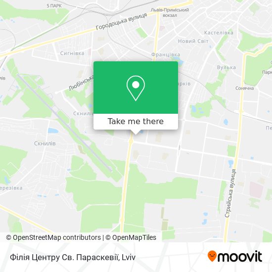 Філія Центру Св. Параскевії map