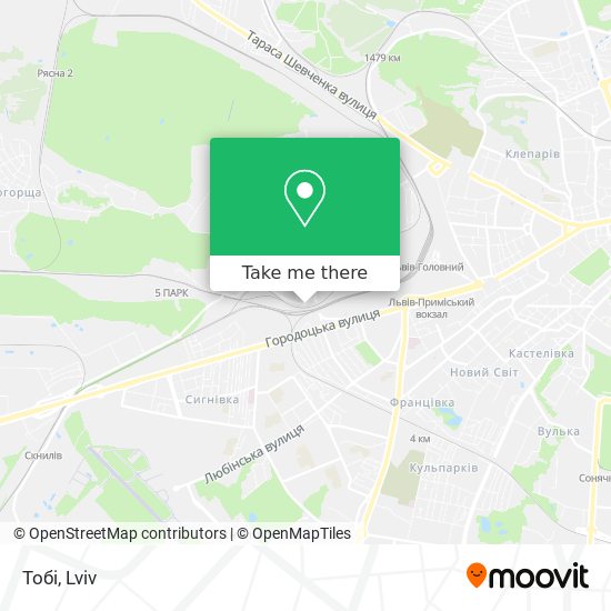 Карта Тобі