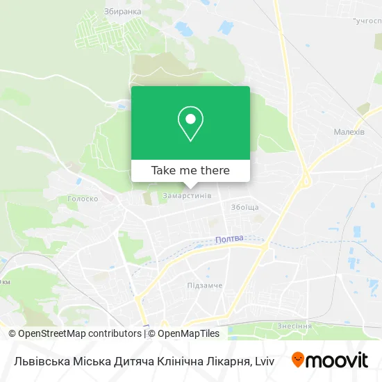 Львівська Міська Дитяча Клінічна Лікарня map