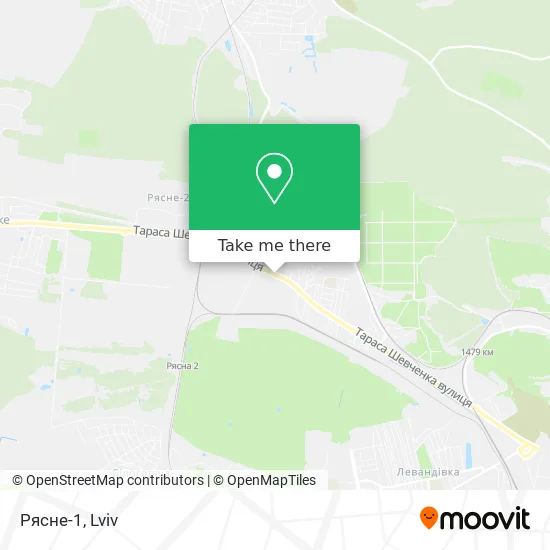 Карта Рясне-1