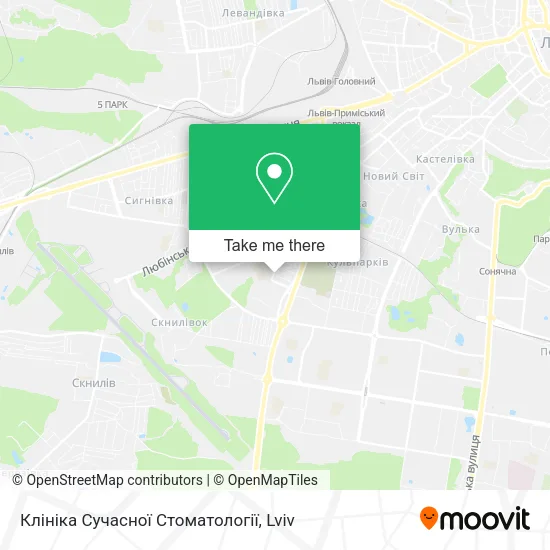 Карта Клініка Сучасної Стоматології