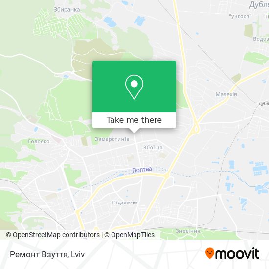 Ремонт Взуття map