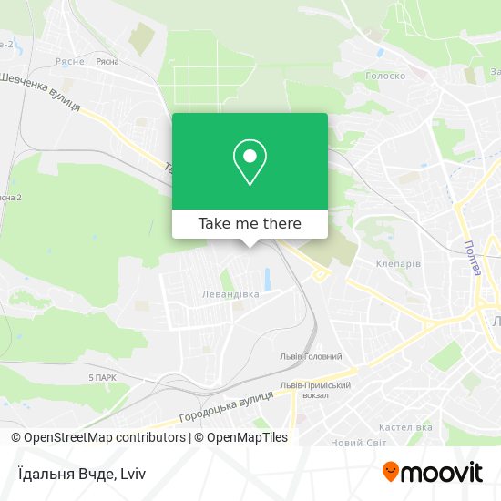 Їдальня Вчде map