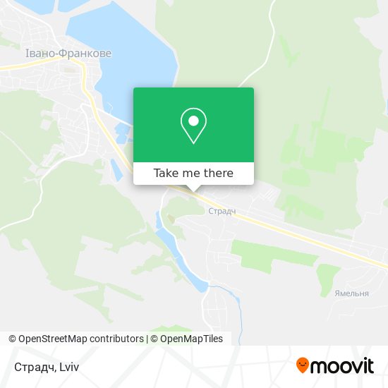 Страдч map