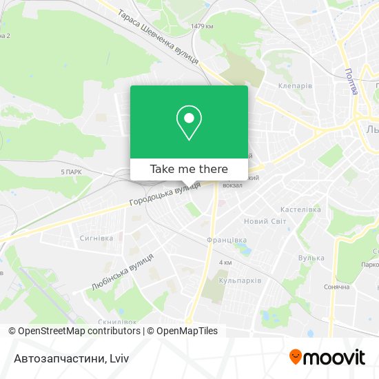 Автозапчастини map