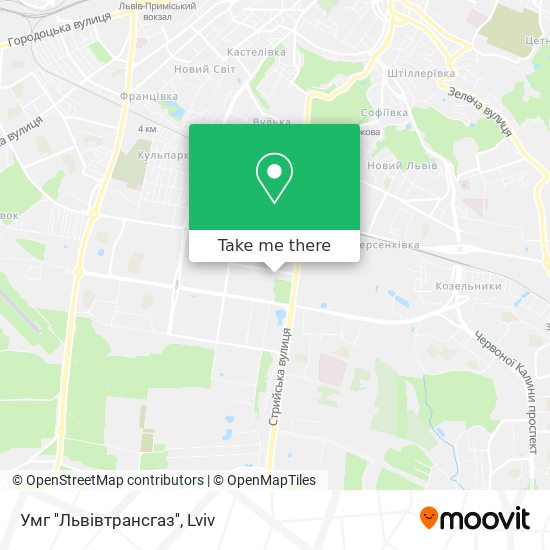 Умг ''Львівтрансгаз'' map