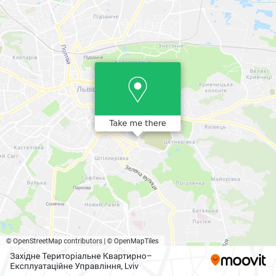 Західне Територіальне Квартирно–Експлуатаційне Управління map