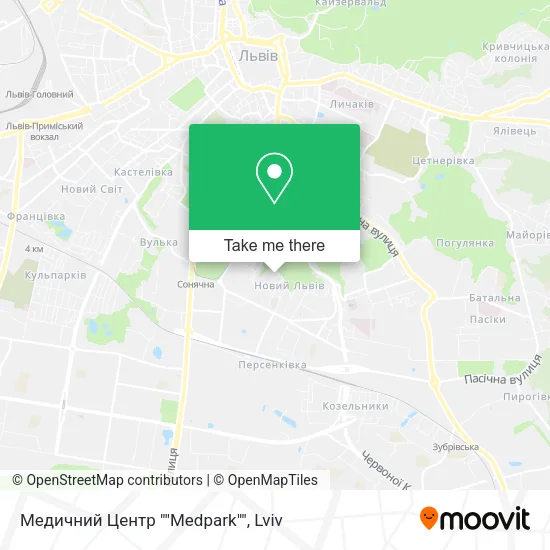 Карта Медичний Центр ""Medpark""