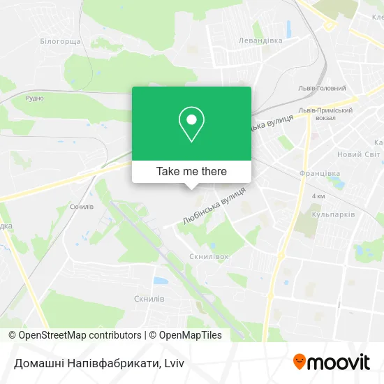 Карта Домашні Напівфабрикати