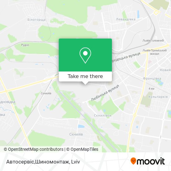 Автосервіс,Шиномонтаж map