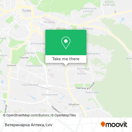 Ветеринарна Аптека map