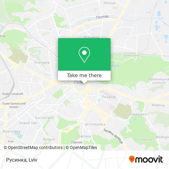 Карта Русинка