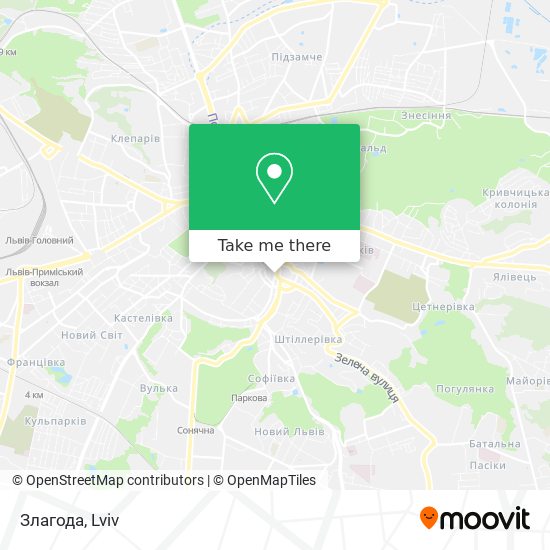 Злагода map