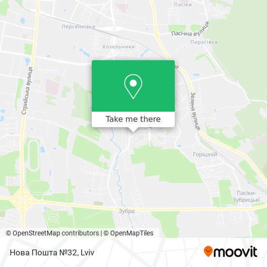 Нова Пошта №32 map