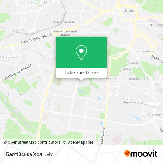 Балтійська Хол map