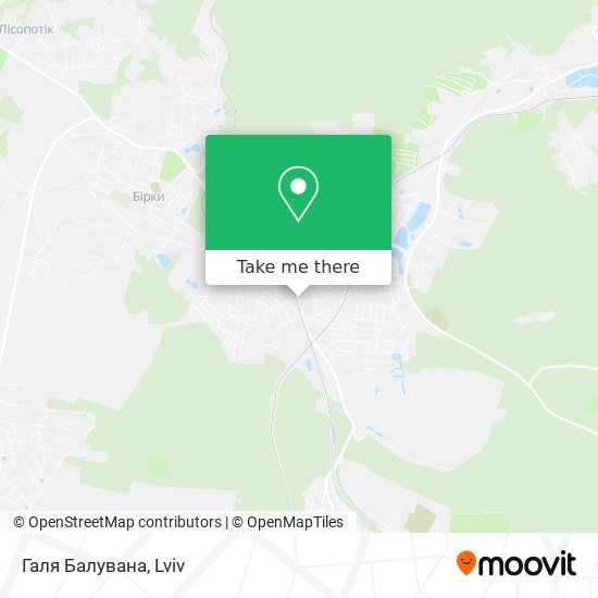 Галя Балувана map