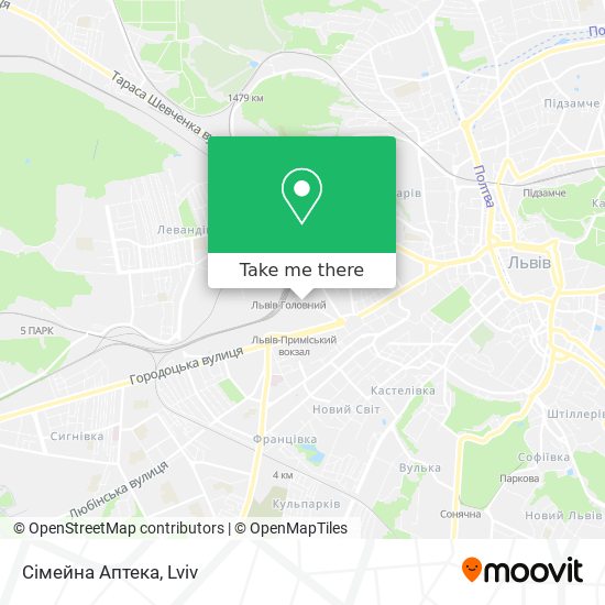 Сімейна Аптека map