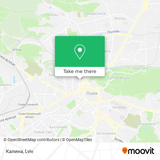Карта Калина