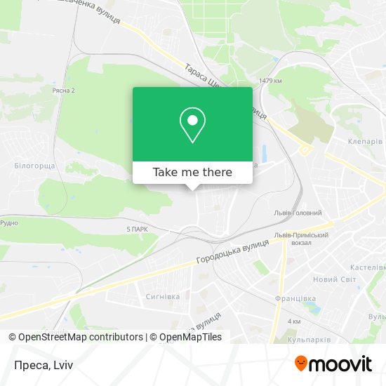 Карта Преса