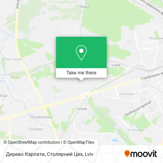 Карта Дерево Карпати, Столярний Цех