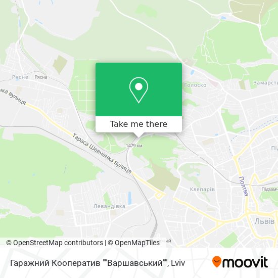 Гаражний Кооператив ""Варшавський"" map