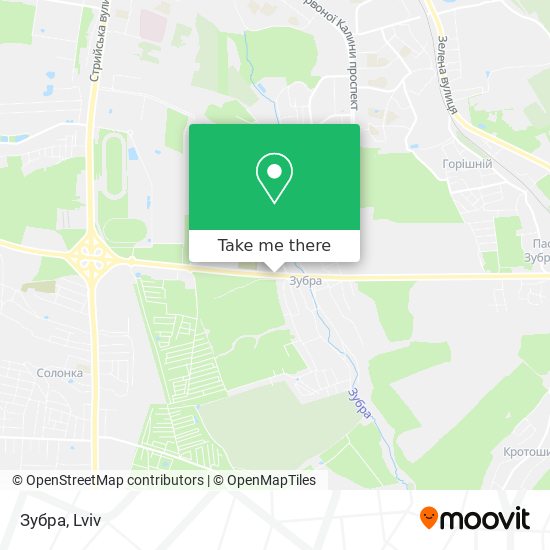 Зубра map