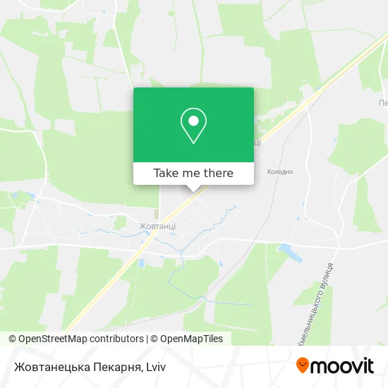 Карта Жовтанецька Пекарня