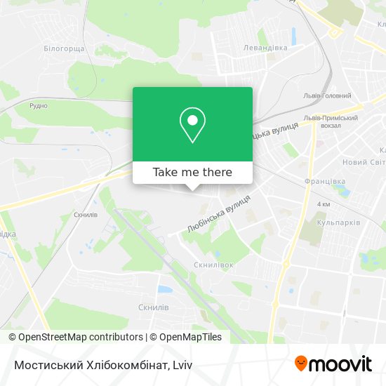Мостиський Хлібокомбінат map