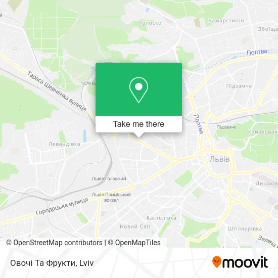 Карта Овочі Та Фрукти