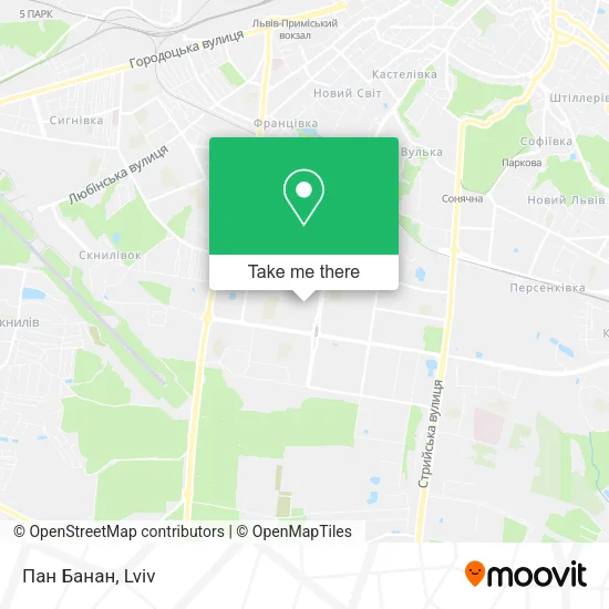 Карта Пан Банан