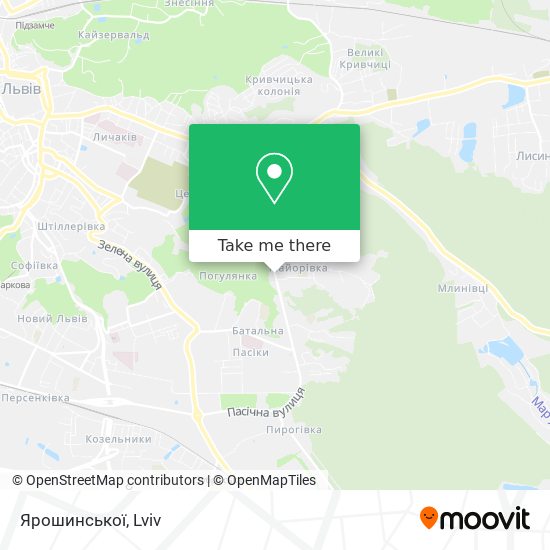 Ярошинської map