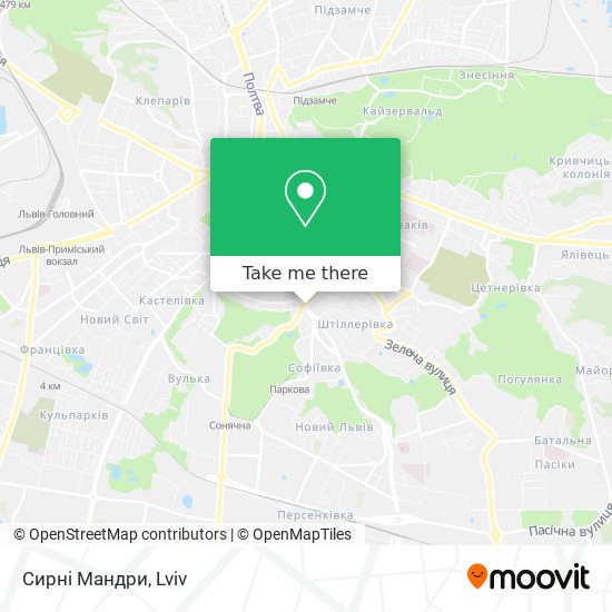 Сирні Мандри map