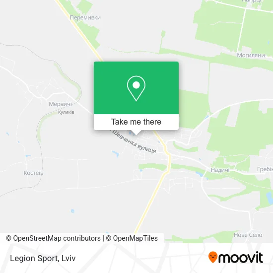 Карта Legion Sport