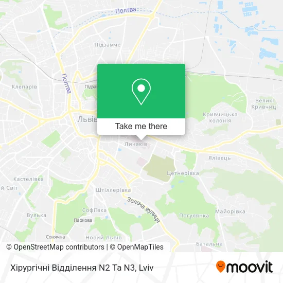 Карта Хірургічні Відділення N2 Та N3