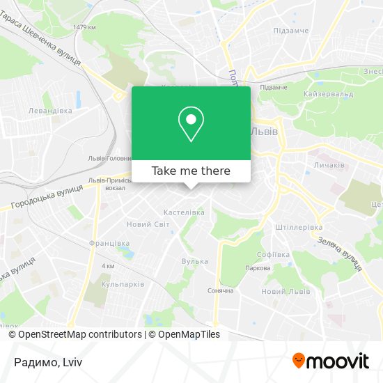 Радимо map