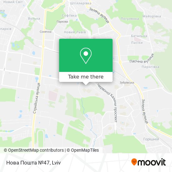 Нова Пошта №47 map