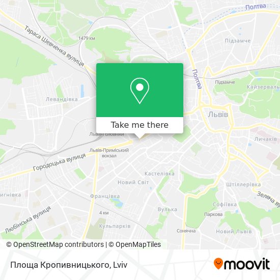 Площа Кропивницького map