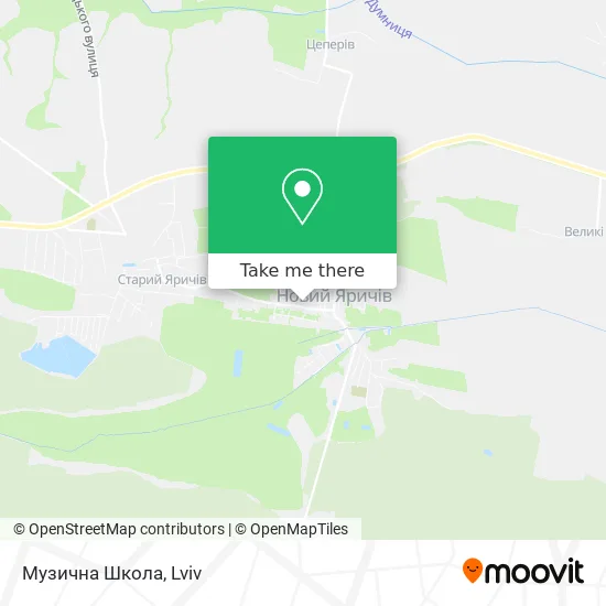 Карта Музична Школа