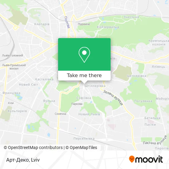 Карта Арт-Деко