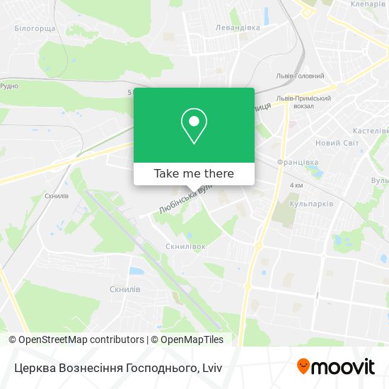 Церква Вознесіння Господнього map