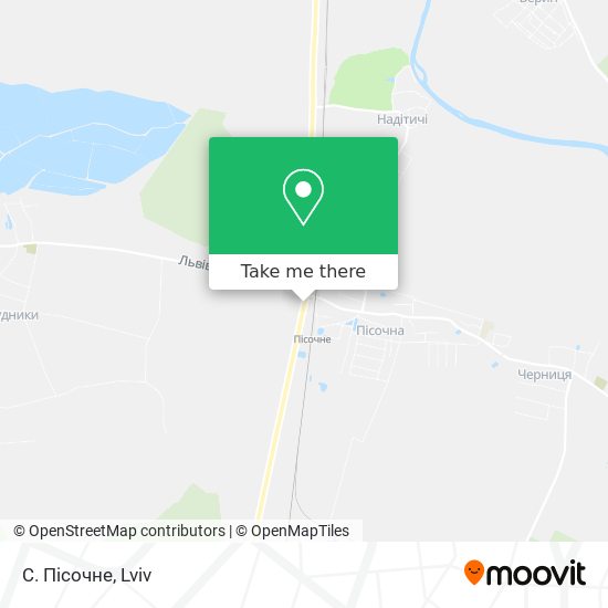 С. Пісочне map