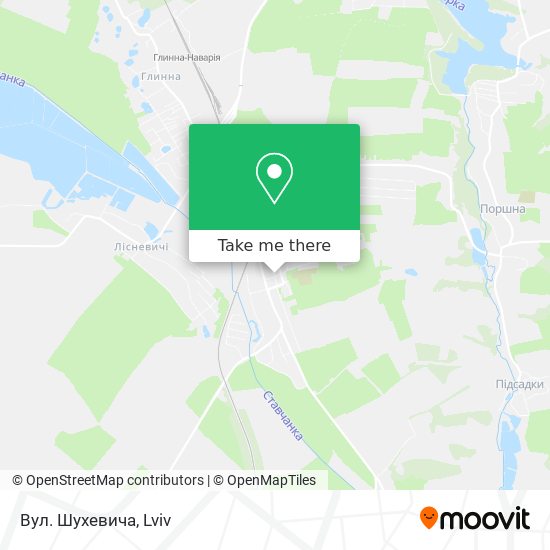 Вул. Шухевича map