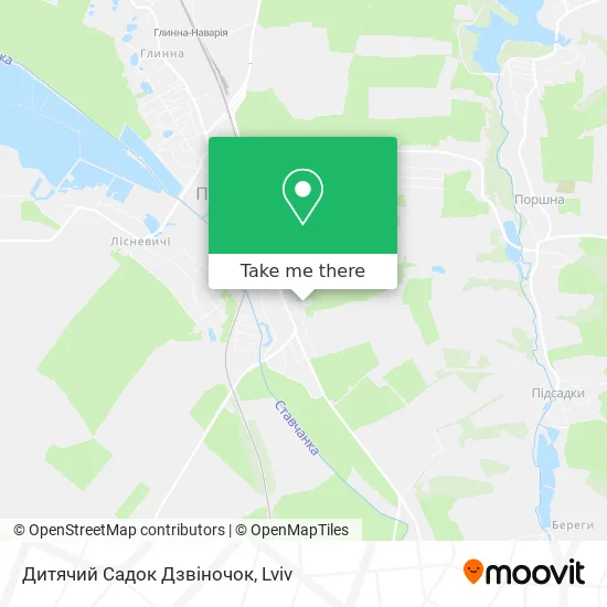 Карта Дитячий Садок Дзвіночок