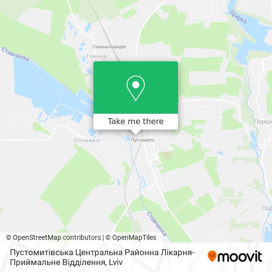 Пустомитівська Центральна Районна Лікарня-Приймальне Відділення map